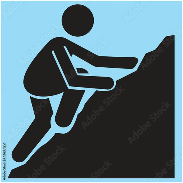 Obraz Working man vector illustration eps