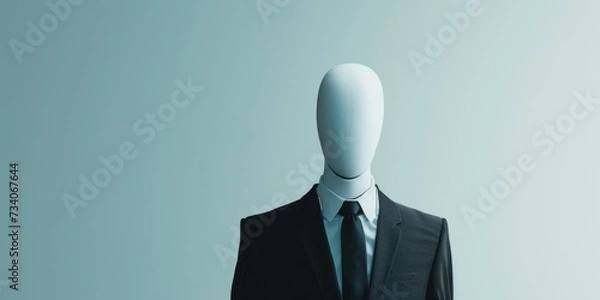 Fototapeta Artificial Intelligence Assistant portrait