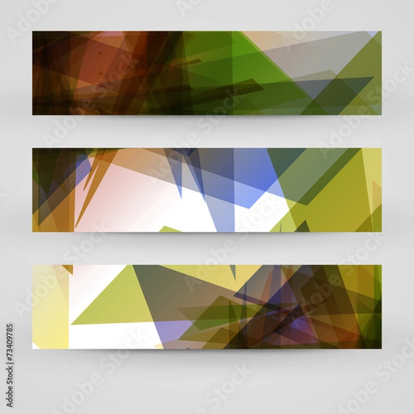 Fototapeta Vector banner set for your design