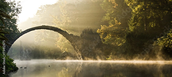 Obraz mistyczny poranny nastrój