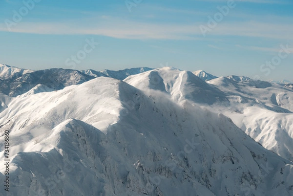 Fototapeta 冬山の景色