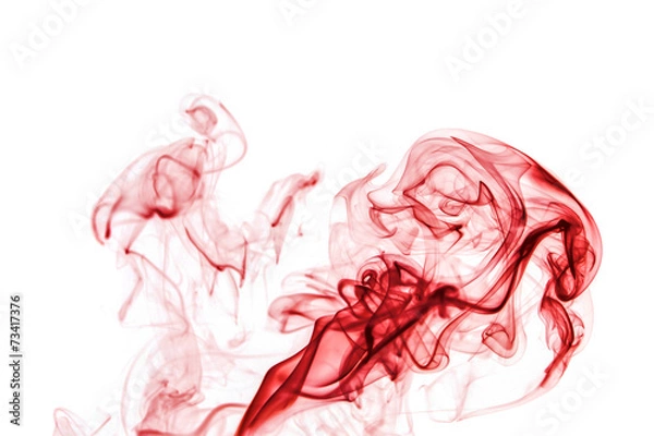 Obraz Abstract Red Smoke Background