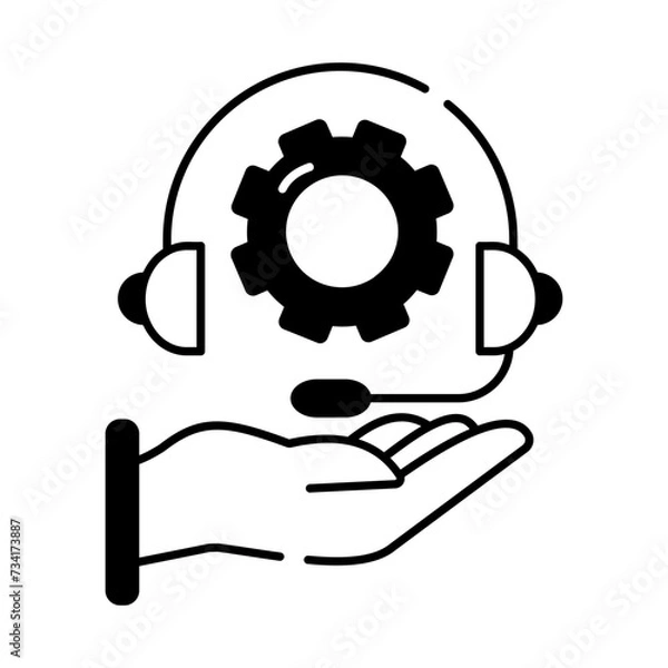 Obraz Web Coding Icon Set in Line Style