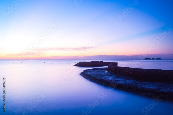 Fototapeta dramatic seascape background