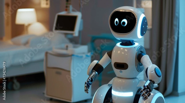 Fototapeta Robotic Healthcare Revolution. Generative AI