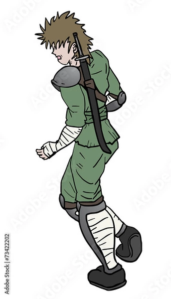 Fototapeta Walk ninja