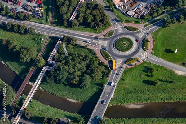 Obraz circulation crossroad