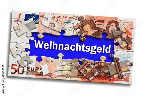 Obraz Geldschein - Weihnachtsgeld