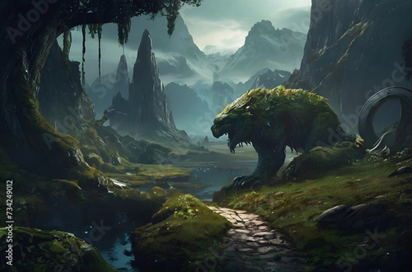 Obraz Fantasy and Sci-Fi lands