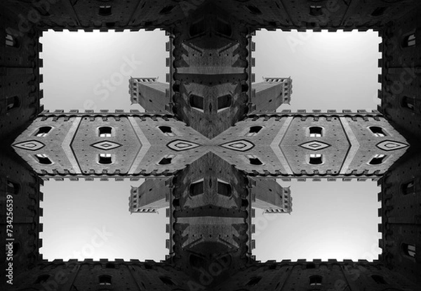Fototapeta Mimari simetri