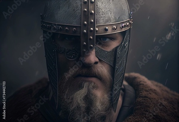 Fototapeta vikingo2. Generative AI