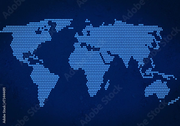 Fototapeta Global interaction