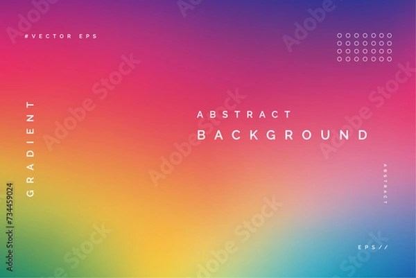 Fototapeta Abstract Rainbow Gradient Background Template