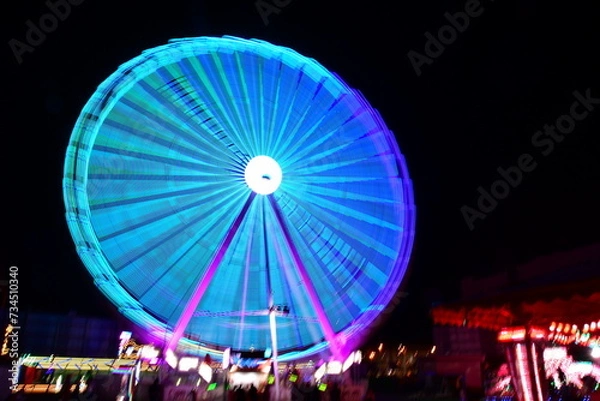 Fototapeta LUCES DE LA FERIA