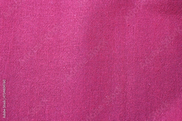 Fototapeta red cotton texture color of fabric textile industry, abstract image for fashion cloth design background