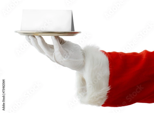 Obraz Santa presenting