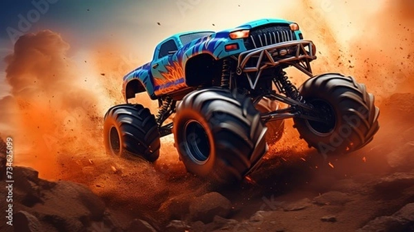 Fototapeta monster truck