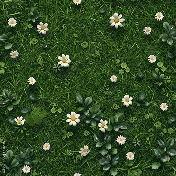 Obraz Texture Tiled illustration seamless