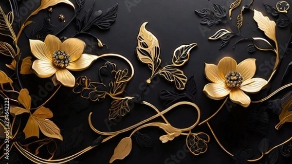 Obraz 3D Floral Designs