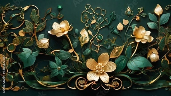 Obraz 3D Floral Designs