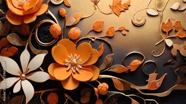 Obraz 3D Floral Designs