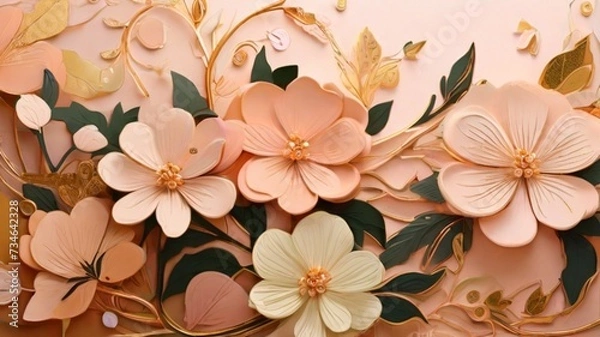 Obraz 3D Floral Designs