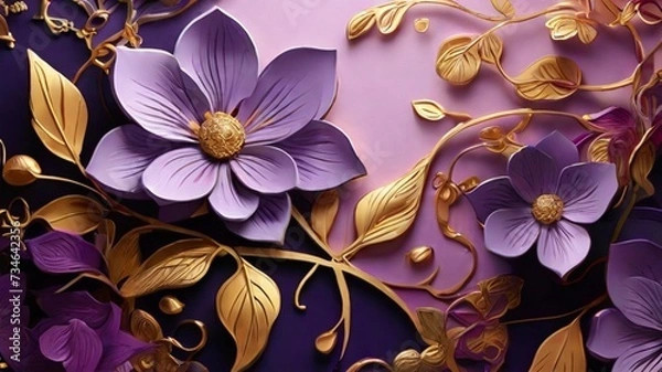 Obraz 3D Floral Designs