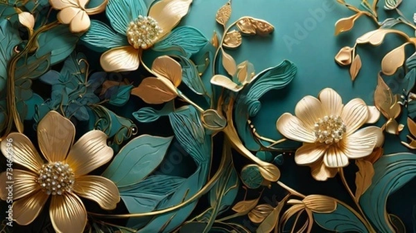 Obraz 3D Floral Designs