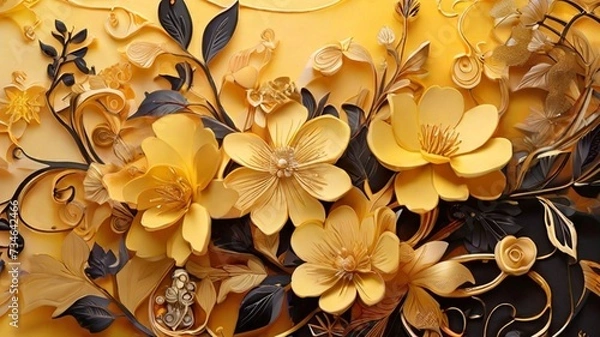 Obraz 3D Floral Designs