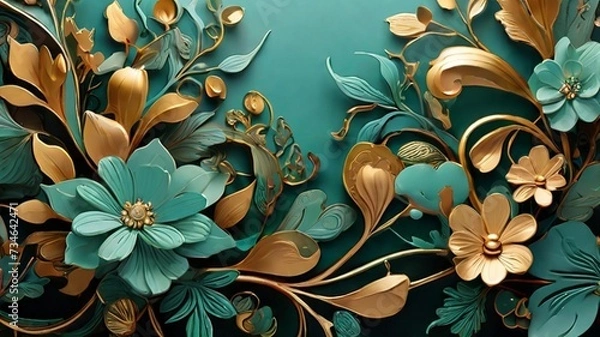 Obraz 3D Floral Designs