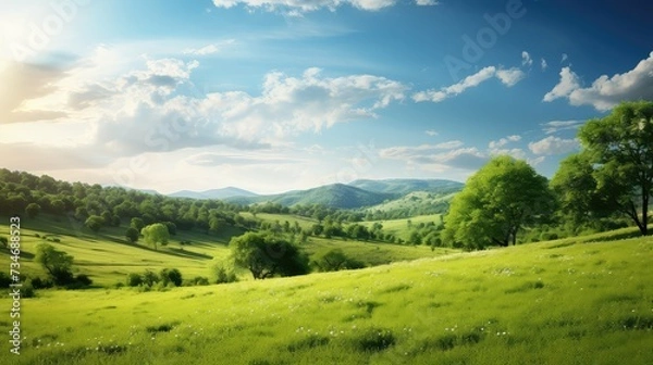 Obraz vacation holiday background green