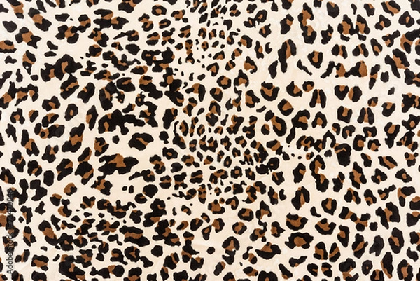 Fototapeta texture of print fabric striped leopard