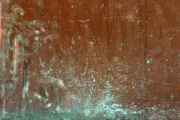 Fototapeta copper plate