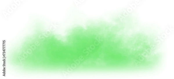 Obraz green smoke effect for decoration and covering on the transparent background