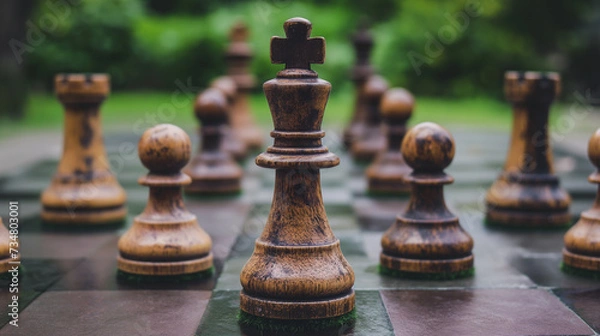 Fototapeta chess board game