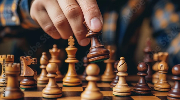 Obraz chess board game