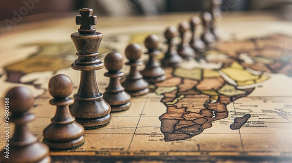 Obraz chess board game