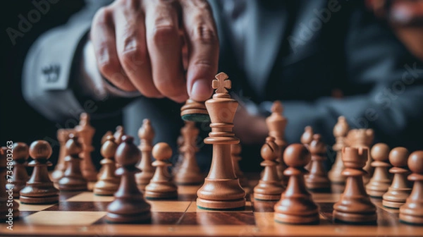 Obraz chess board game