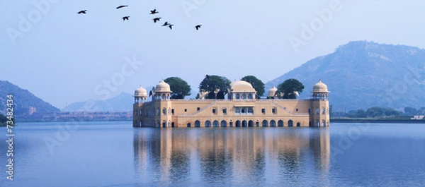 Obraz Pałac w wodzie - Jal Mahal, Rajasthan, Indie