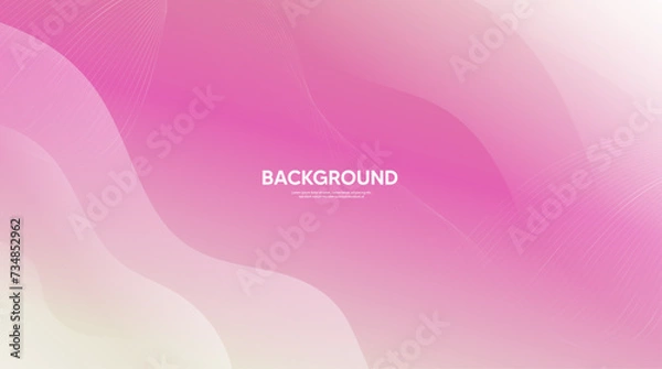 Fototapeta abstract pink background with waves