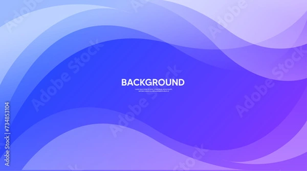 Fototapeta Abstract blue wave background