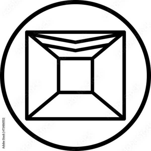 Fototapeta Ceiling Icon Style