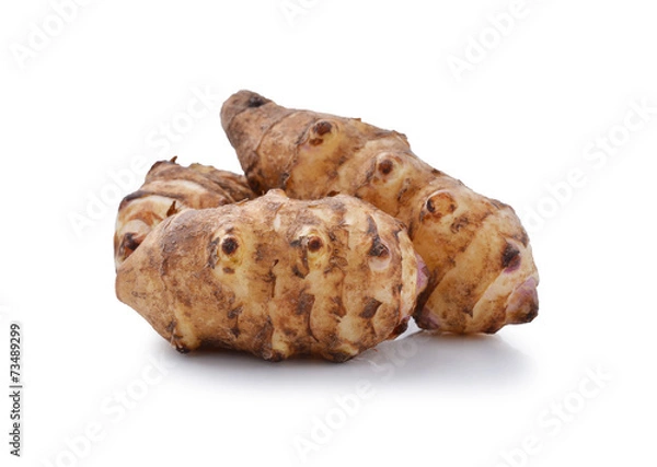 Obraz Jerusalem artichoke on a white background