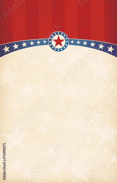 Obraz Patriotic background with room for copy space.