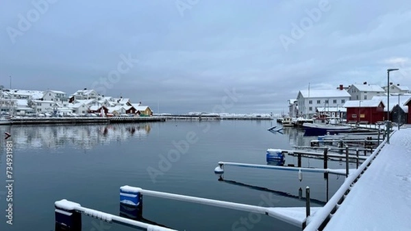 Obraz ship in the harbor