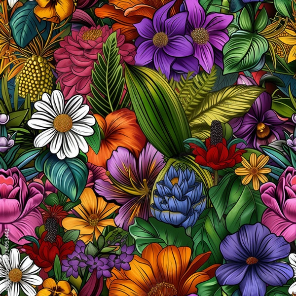 Fototapeta Digital Seamless Pattern Files