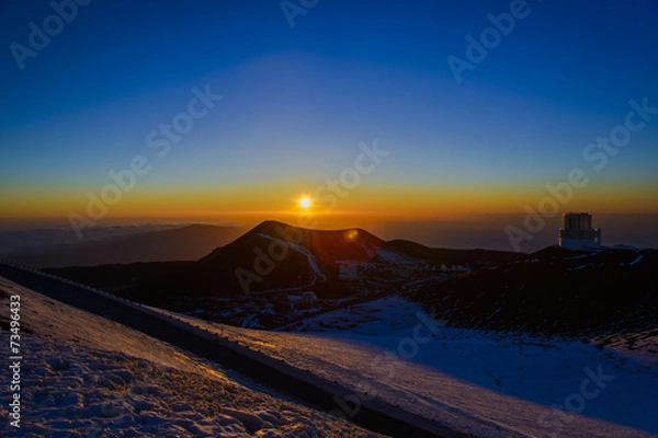 Obraz Sunset at Mauna Kea