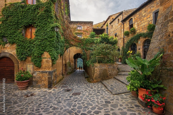 Fototapeta Włochy, BagnoRegio, umierające miasto