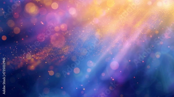 Fototapeta A mystical display of iridescence floating in the atmosphere reminiscent of a celestial dream.