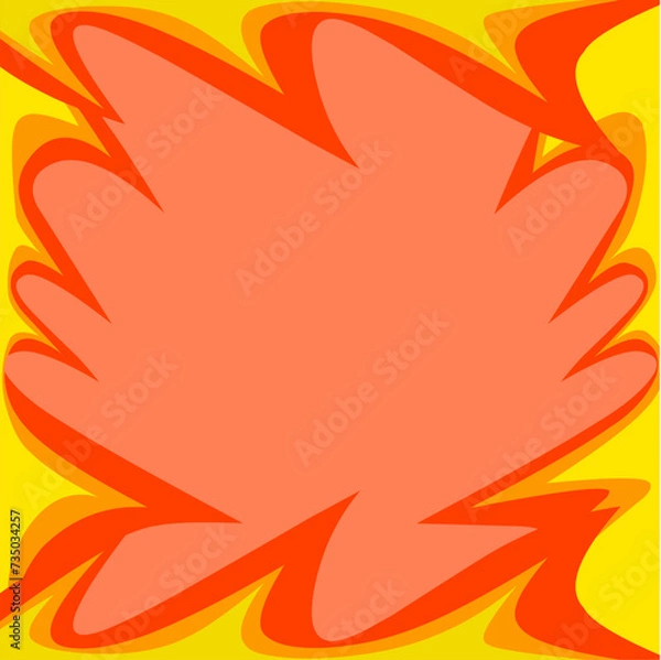 Fototapeta fire pattern illustration